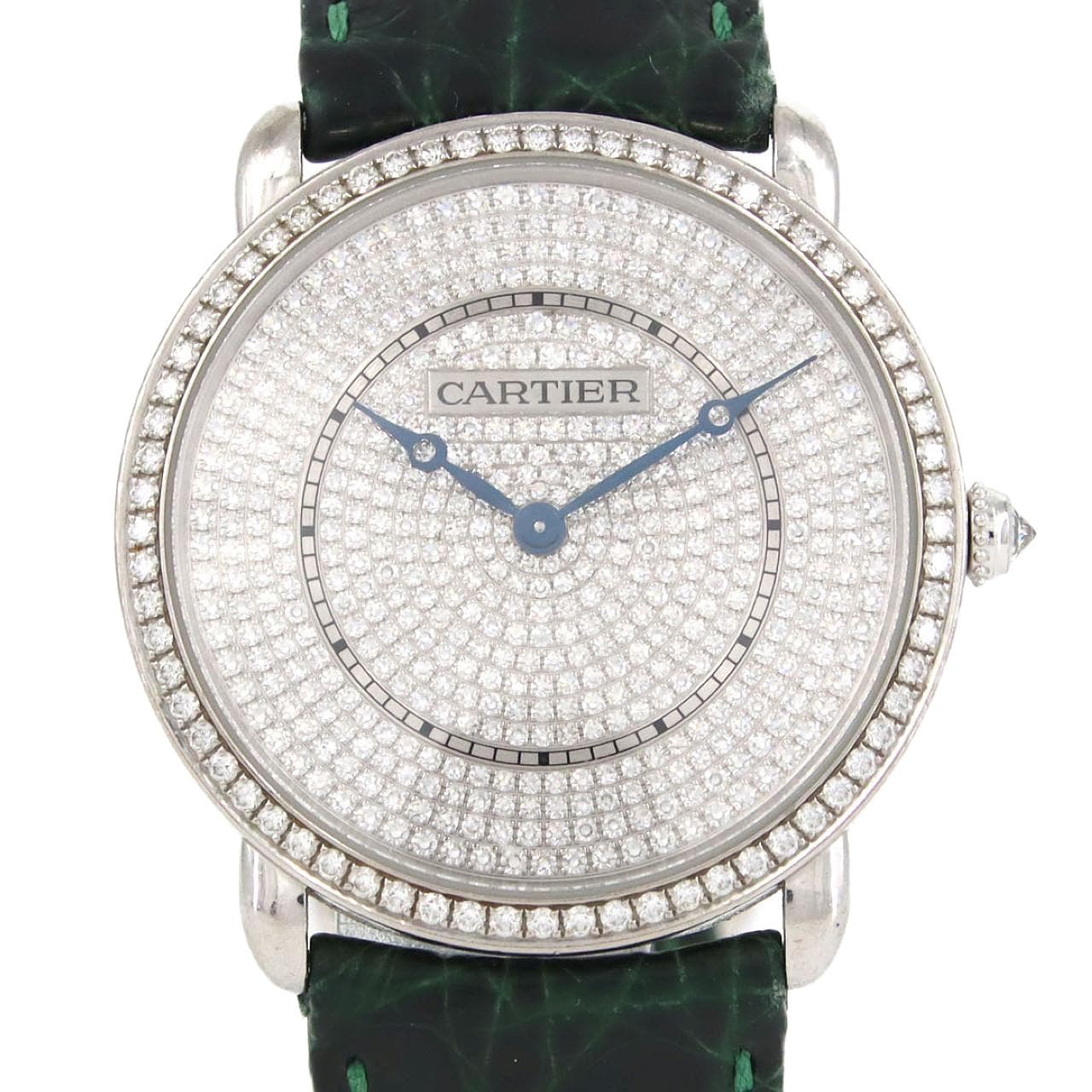 【ノーメンテナンス還元価格】カルティエ ロンドルイカルティエ WG/D WR007007 WG 手巻