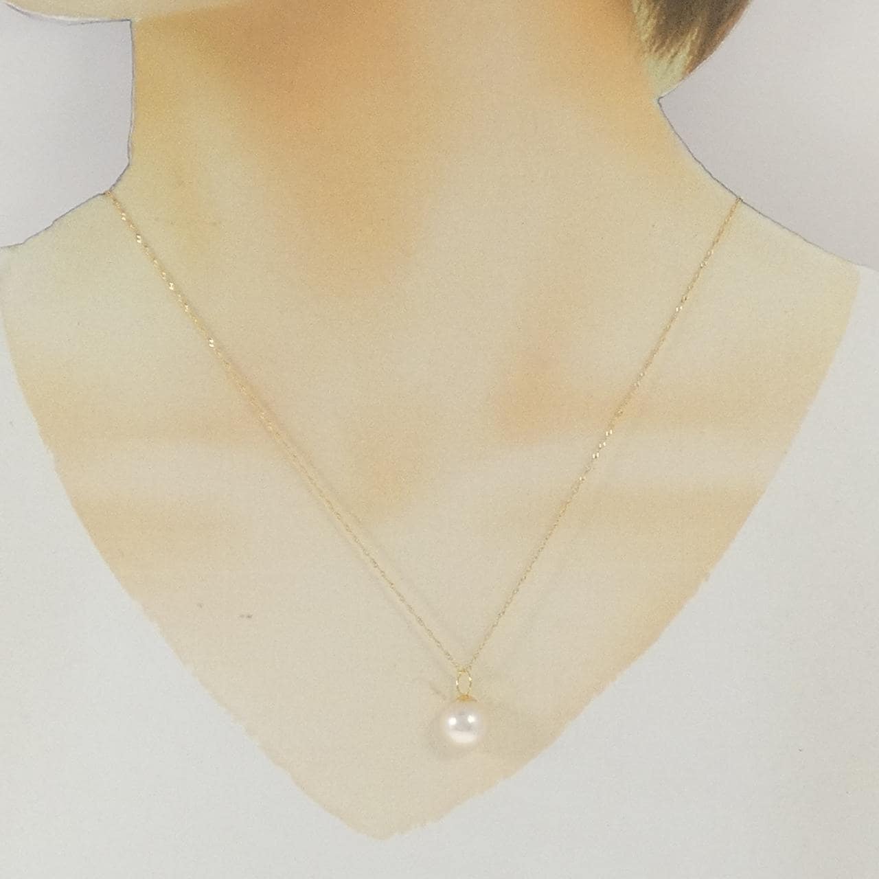K18YG アコヤパール ネックレス 9.3mm