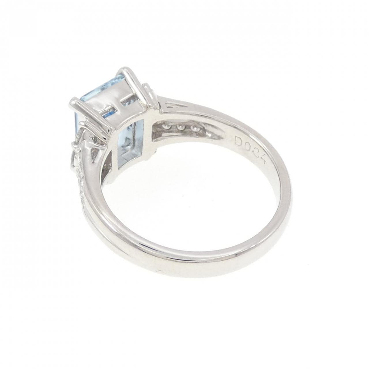 PT900 アクアマリン リング 1.78CT