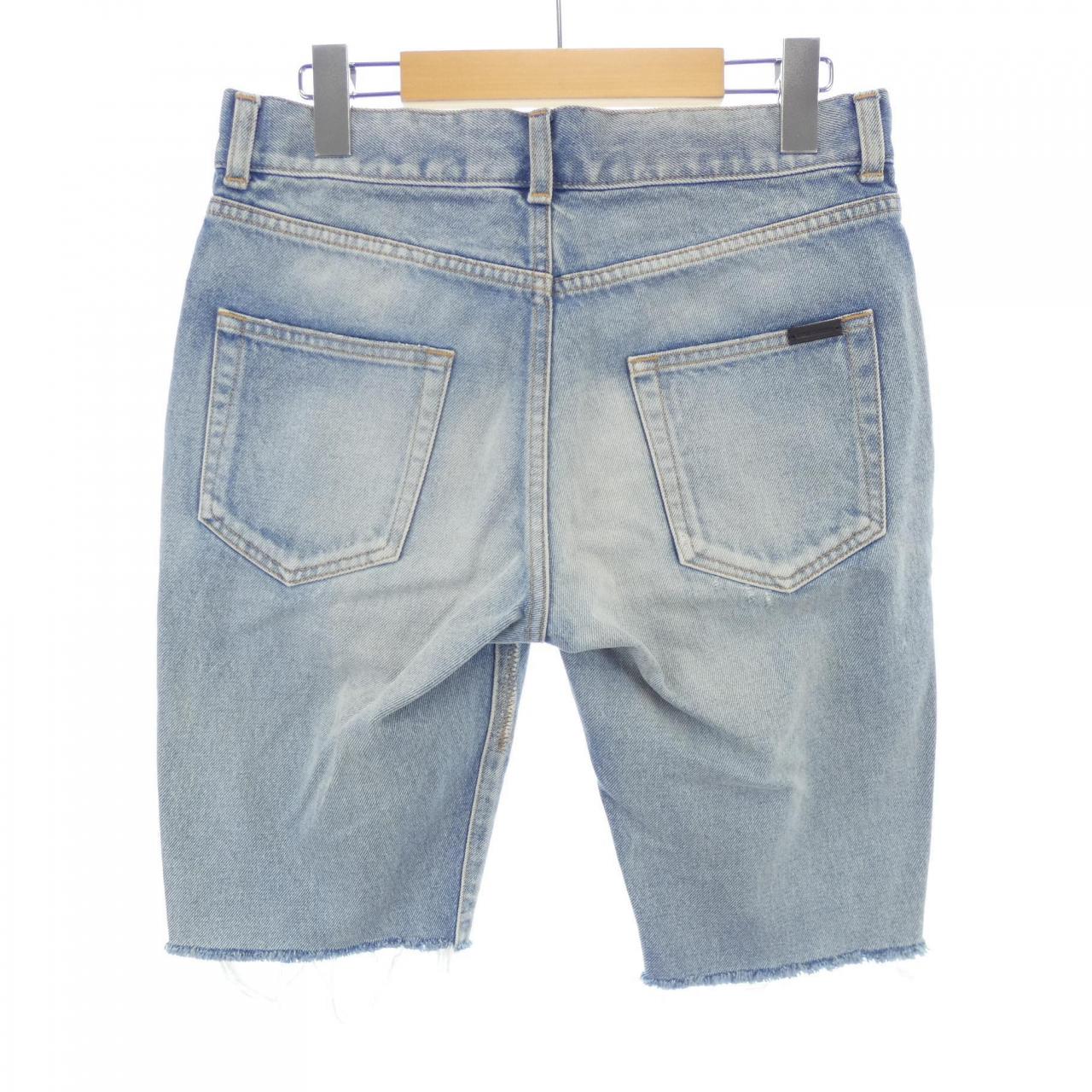 ショートパンツ Saint Laurent SS25 DENIM SHORT (824078Y07YC 1544) サンローラン デニム ショートパンツ