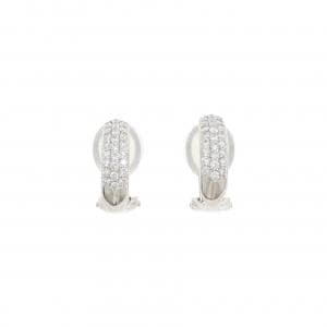 K18WG パヴェ ダイヤモンド ピアス/イヤリング 0.50CT