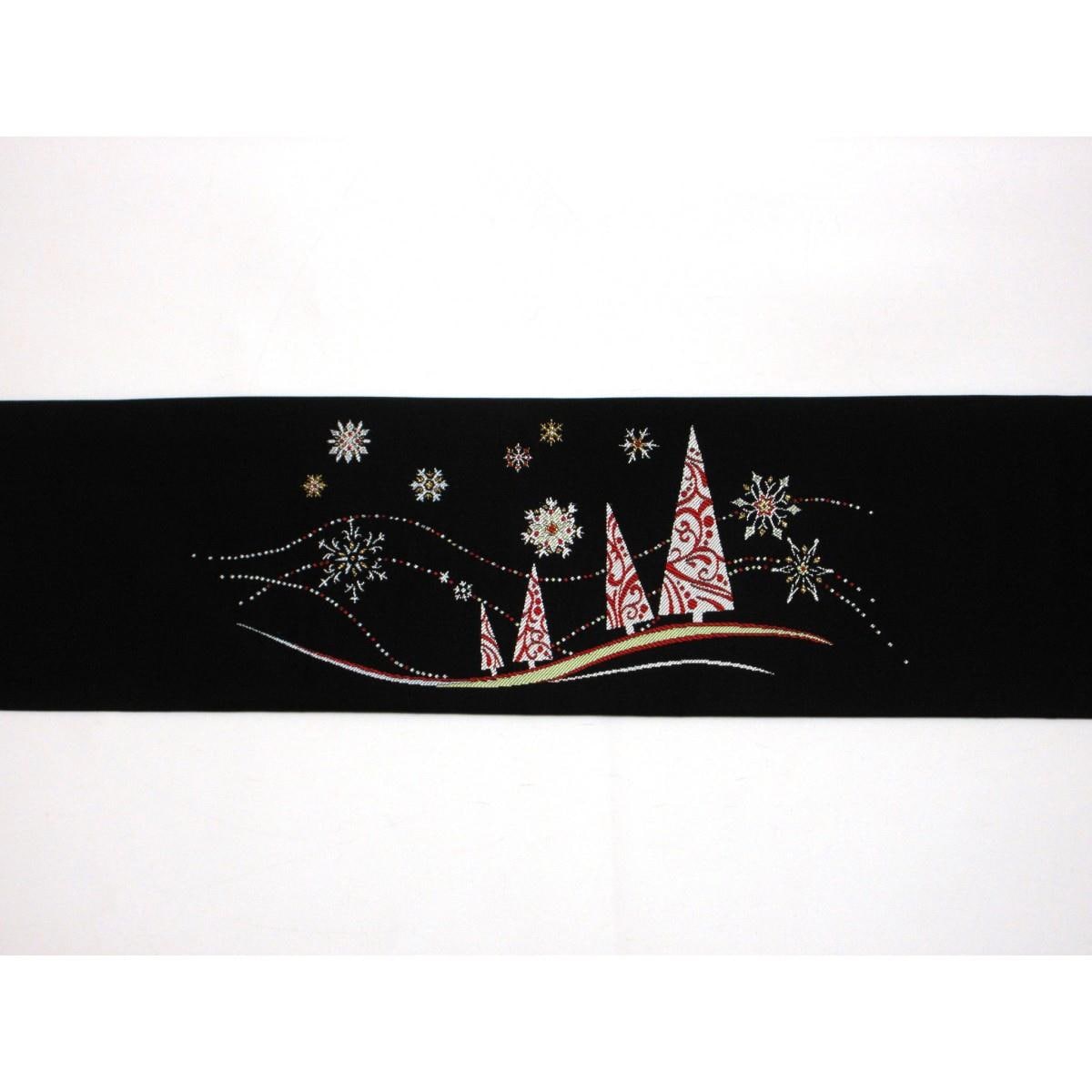 【未使用品】名古屋帯　クリスマス
