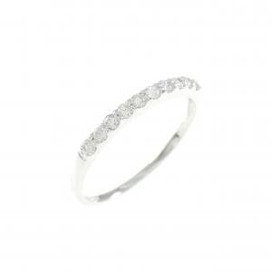 K18WG ダイヤモンド ピンキー リング 0.1CT