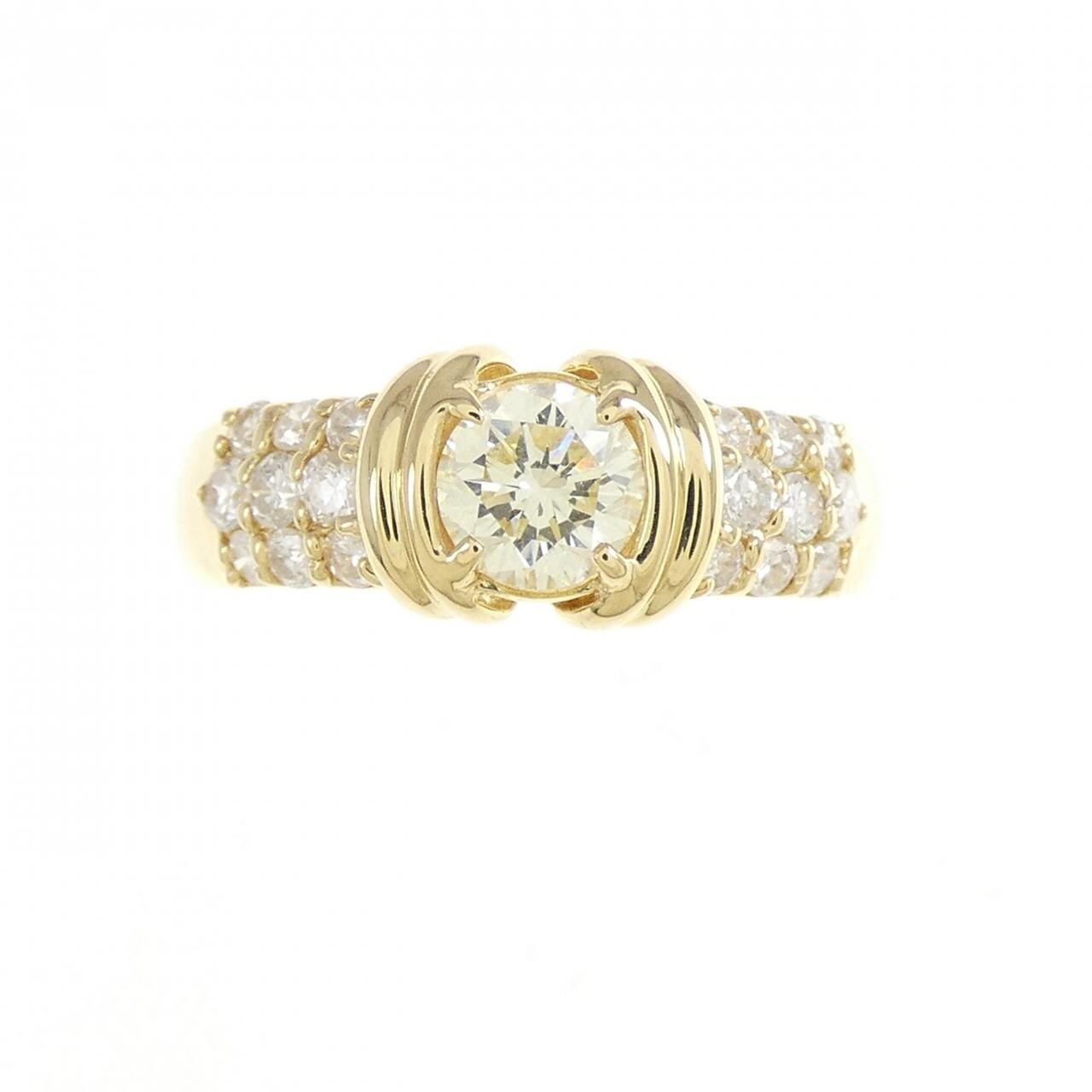 K18YG ダイヤモンド リング 0.43CT