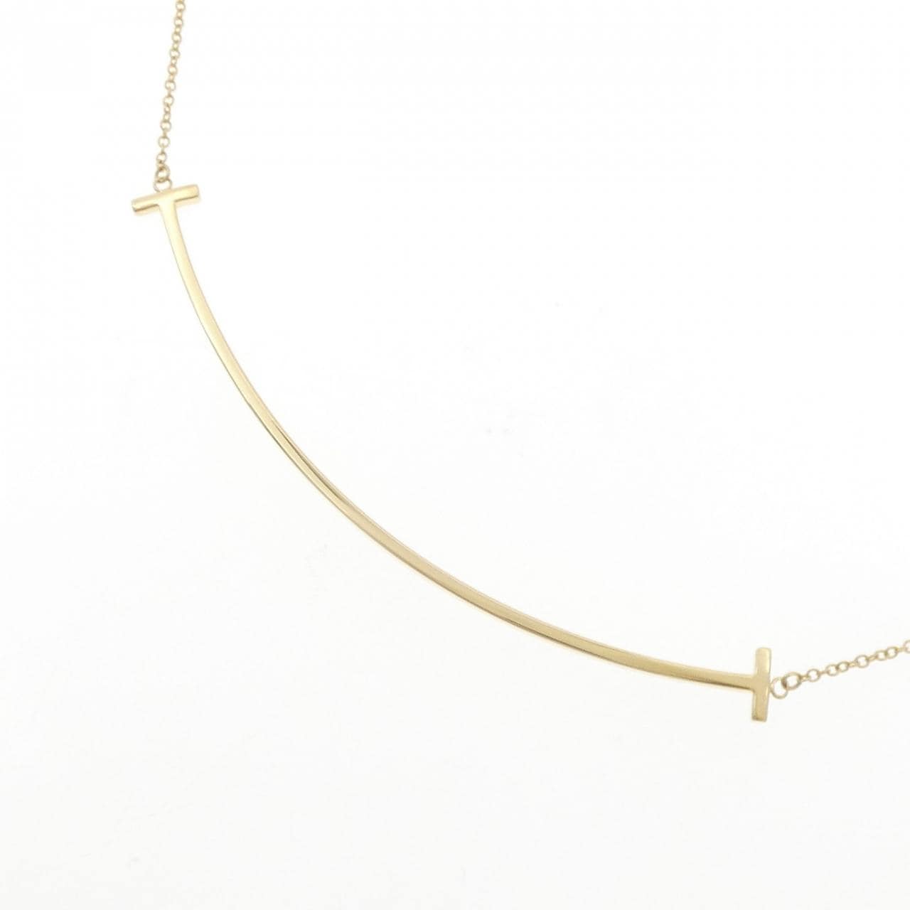 ティファニー Tスマイル ラージ ネックレス