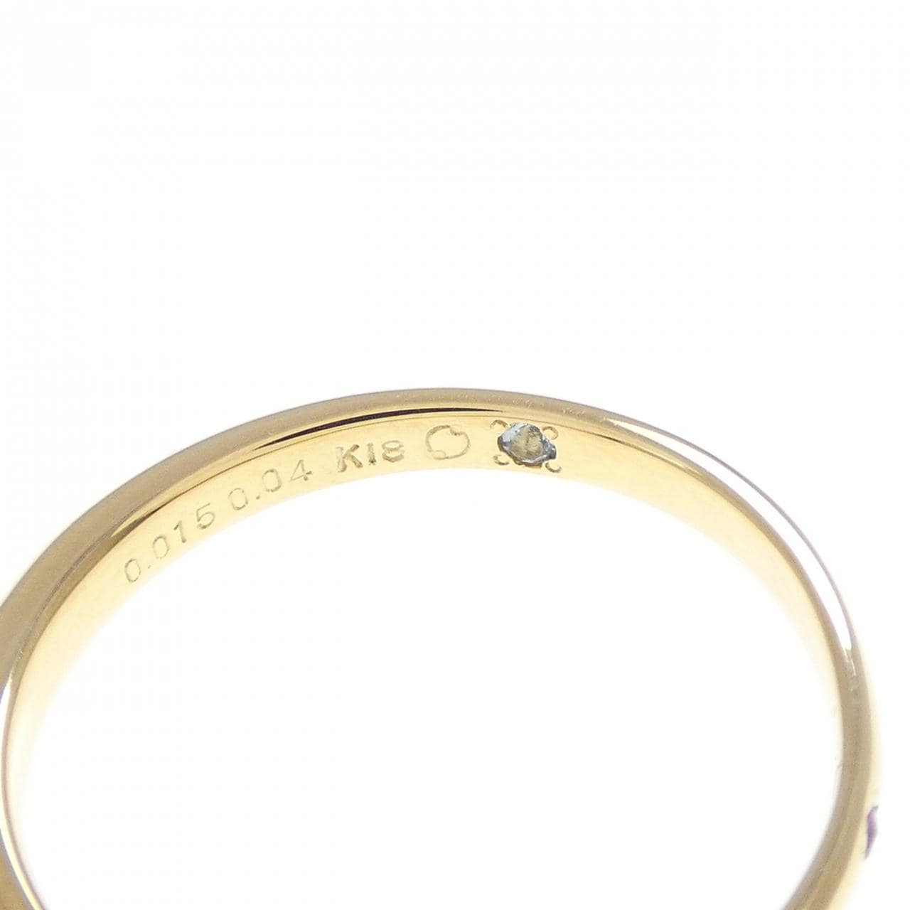 K18YG ダイヤモンド リング 0.04CT