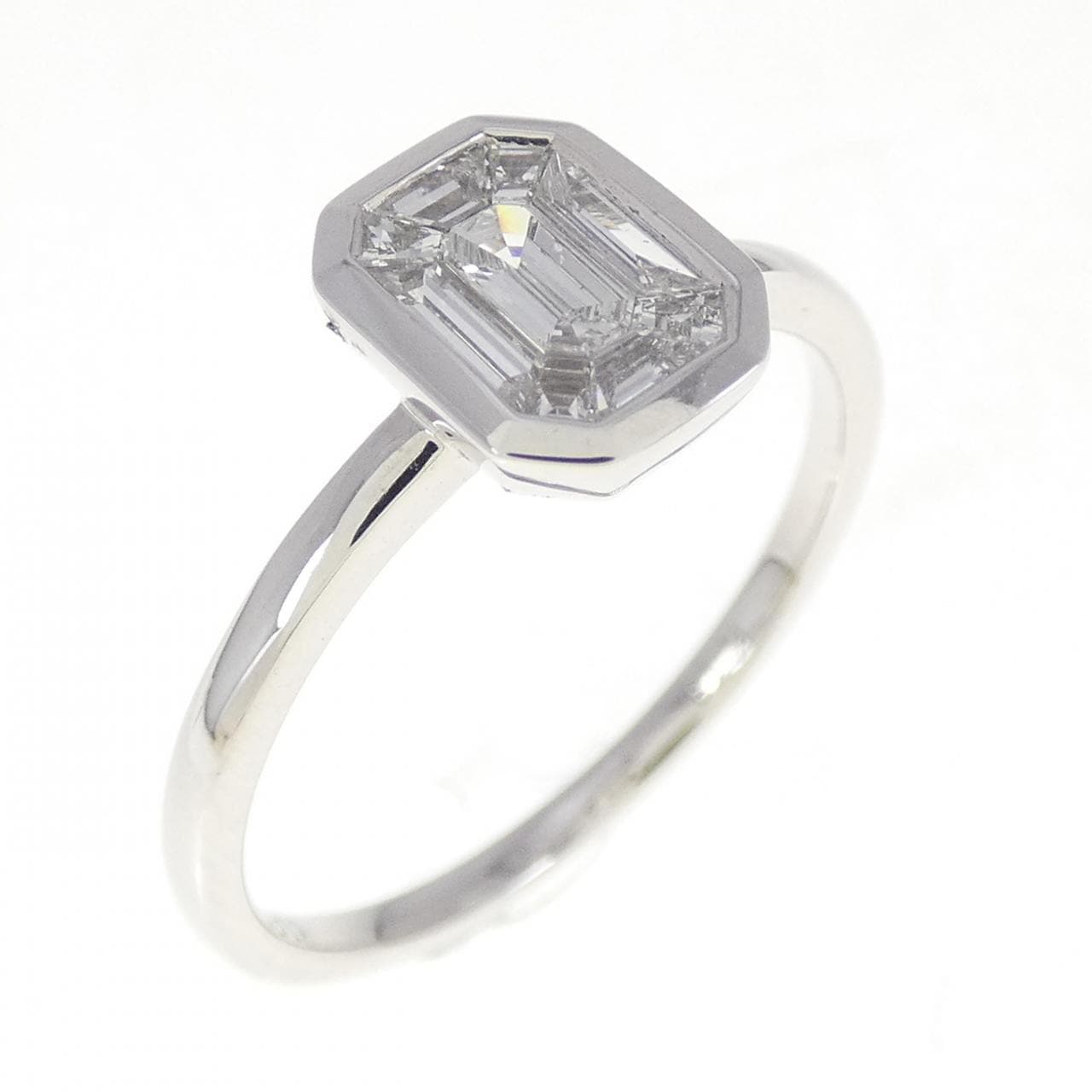 【新品】K18WG ダイヤモンド リング 0.47CT