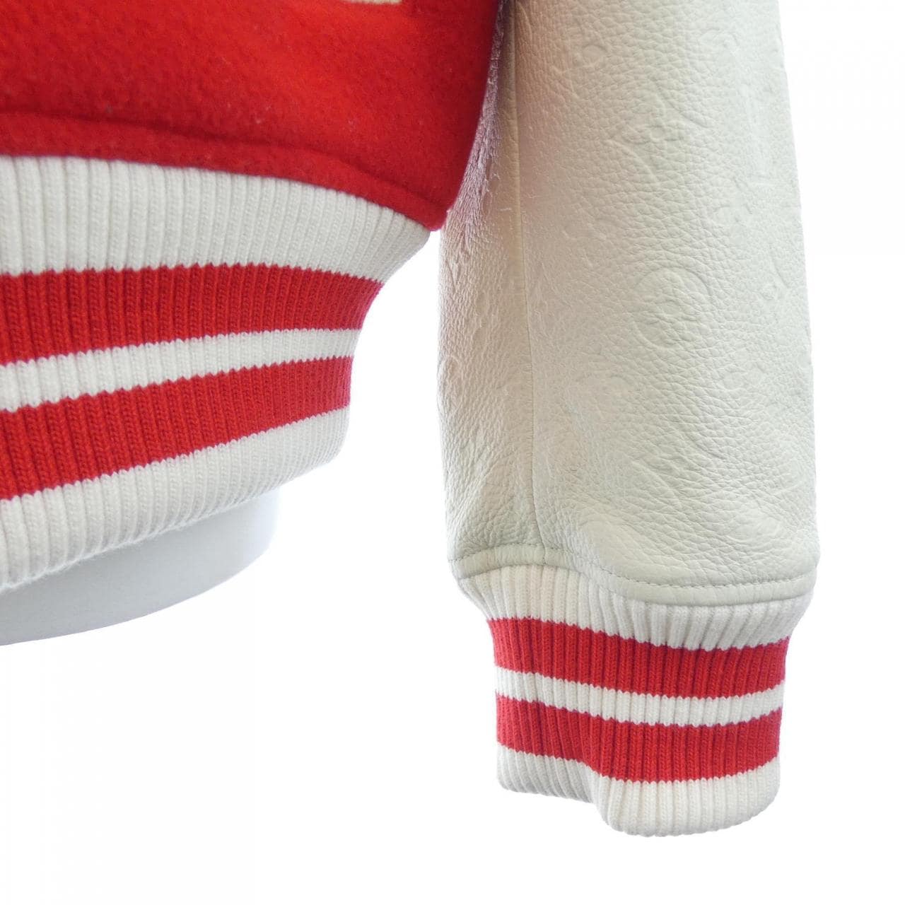 ルイヴィトン LOUIS VUITTON LV×YKサイケデリックフラワーエンブロイダードバーシティブルゾ HOL31EMJY 草間彌生 スタジャン