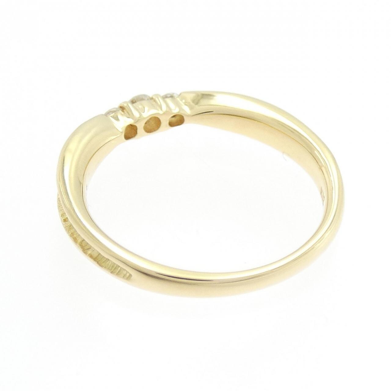 K18YG ダイヤモンド リング 0.18CT