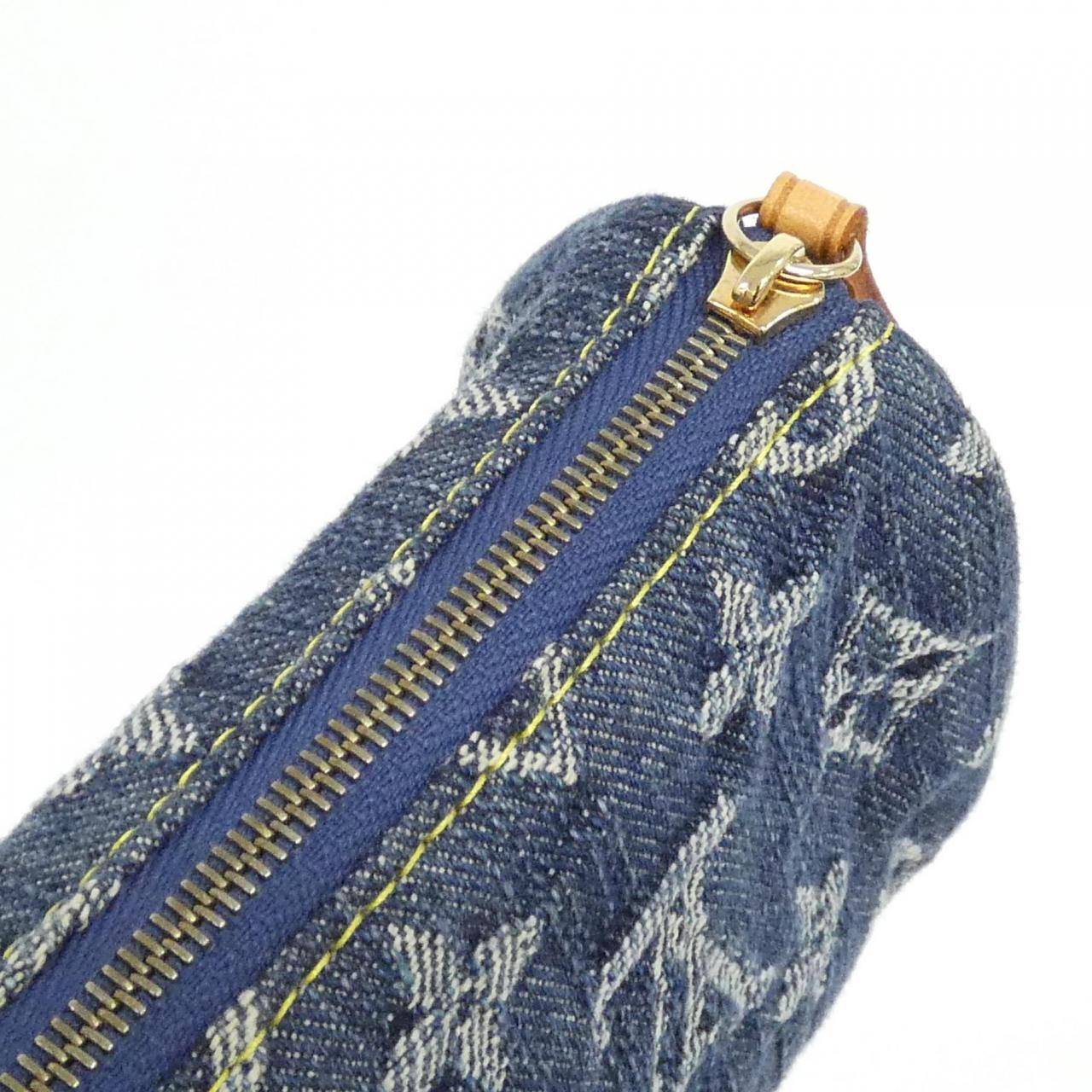 ルイヴィトン モノグラム デニム ポシェット トゥルース スピーディ GM M95081 ポーチ