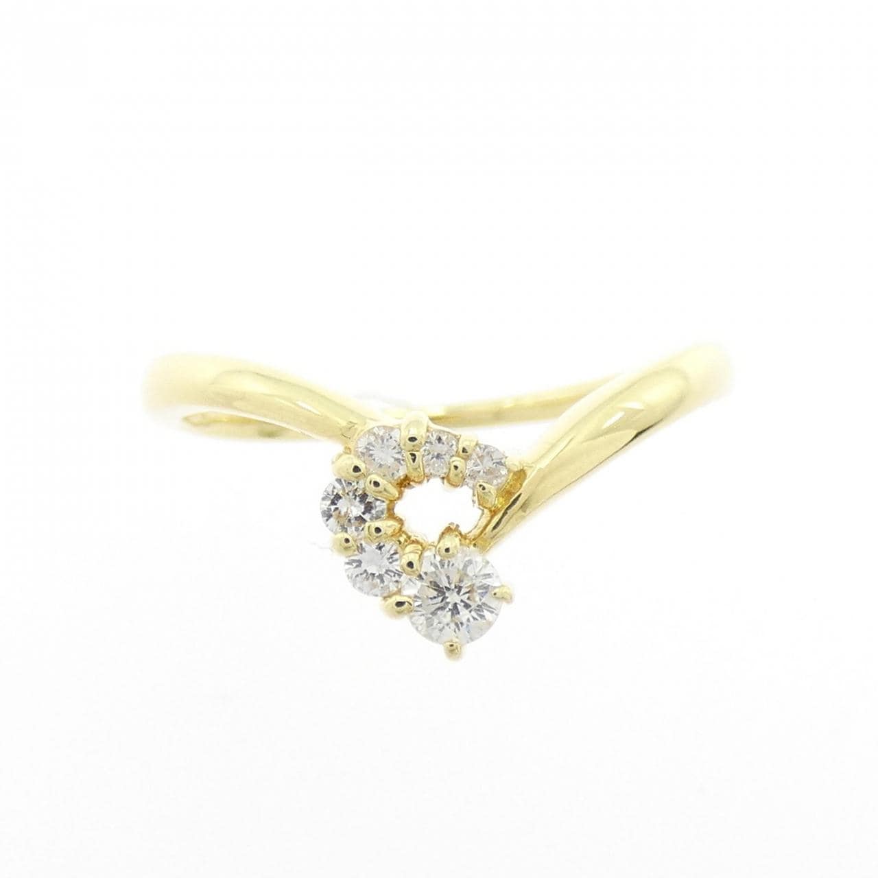 K18YG ダイヤモンド リング 0.15CT