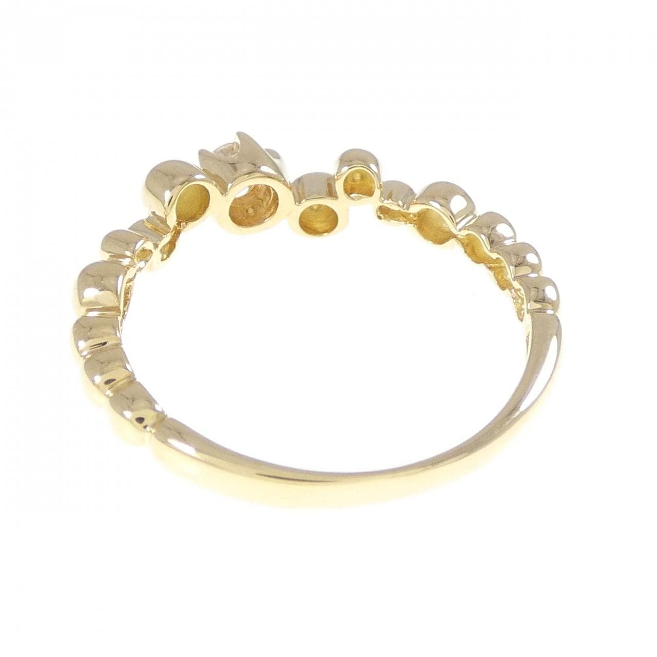 K18YG ダイヤモンド リング 0.18CT