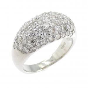 PT900 パヴェ ダイヤモンド リング 1.33CT