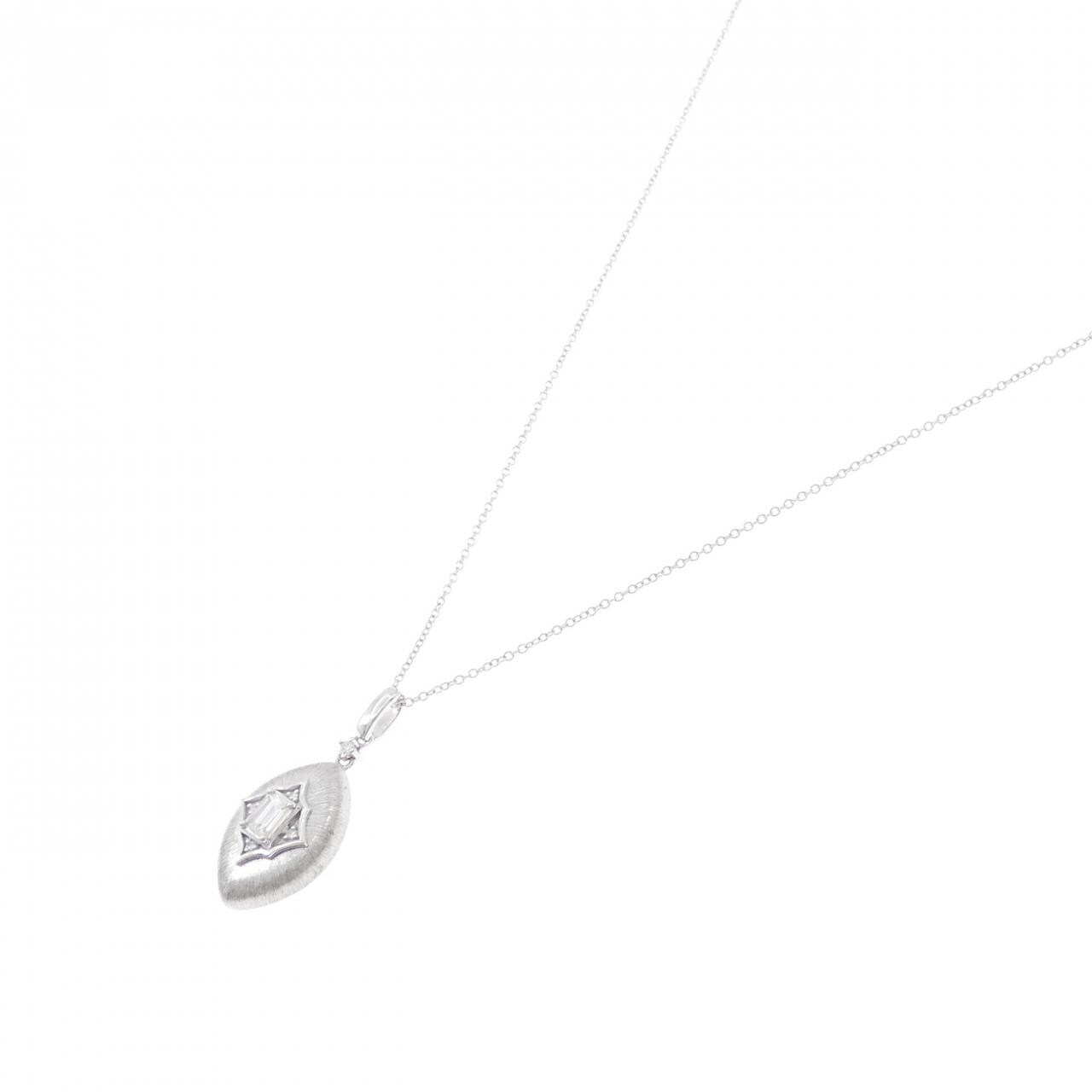 750WG ダイヤモンド ネックレス 0.158CT