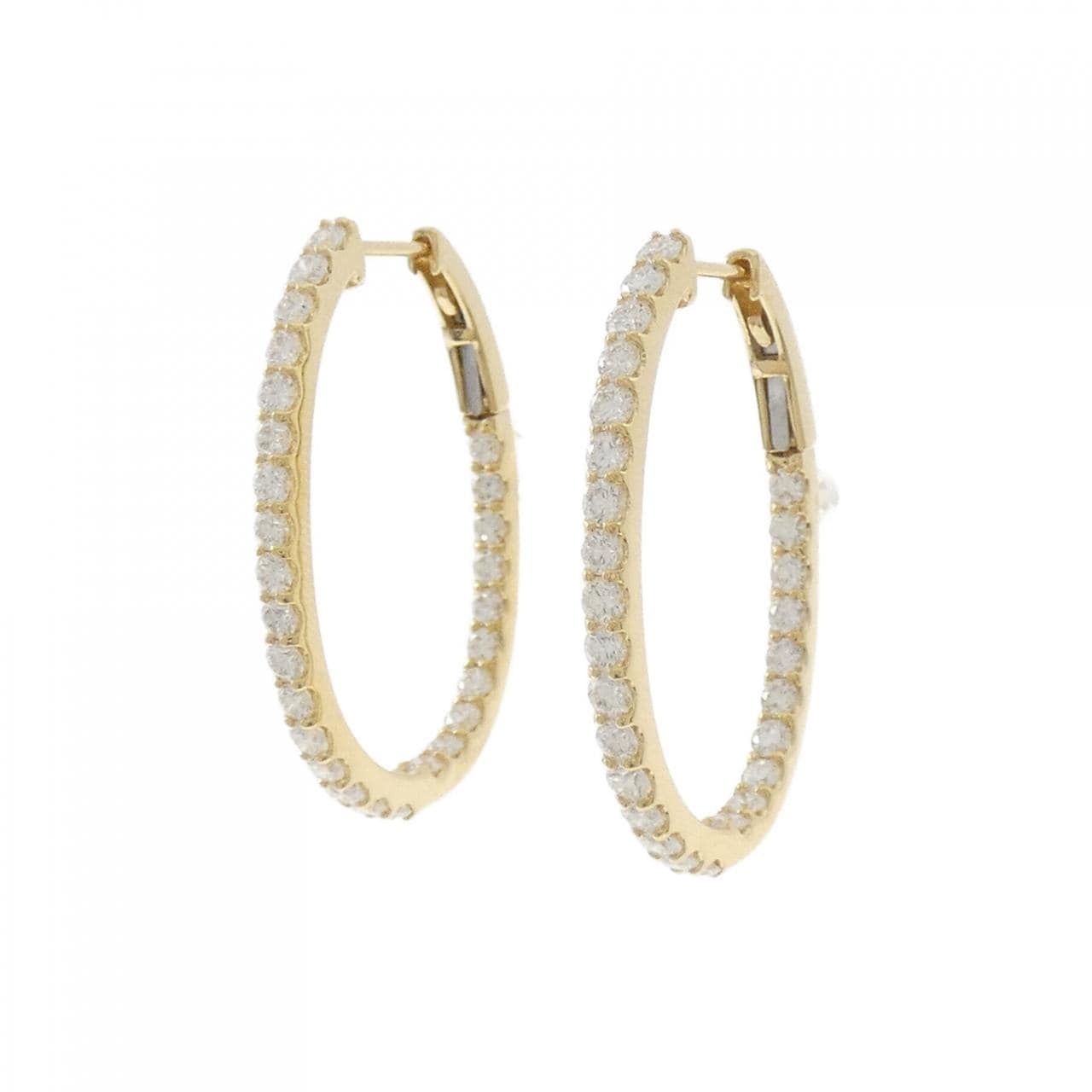 【新品】K18YG ダイヤモンド ピアス 1.604CT