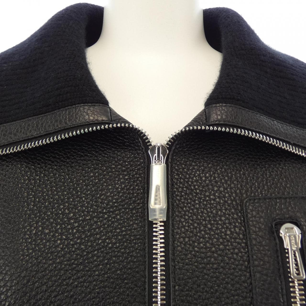 エルメス HERMES クルー･ド･セル 4H1122D2 レザーコート