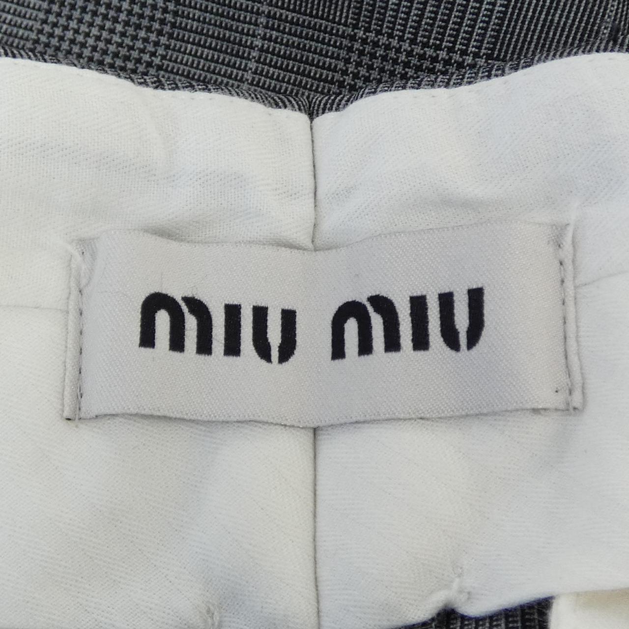 ミュウミュウ MIU MIU DNA971 SOOO 16C9 パンツ