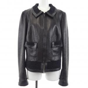 【ヴィンテージ】シャネル CHANEL P23963W03366 04A レザージャケット