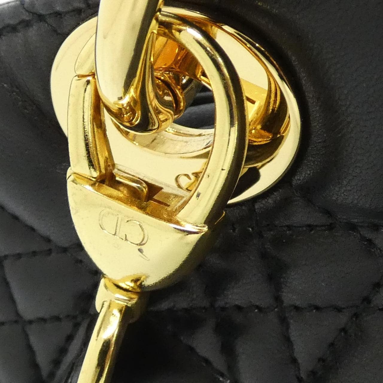 【ヴィンテージ】クリスチャンディオール レディ ディオール ミディアム CAL44550 バッグ