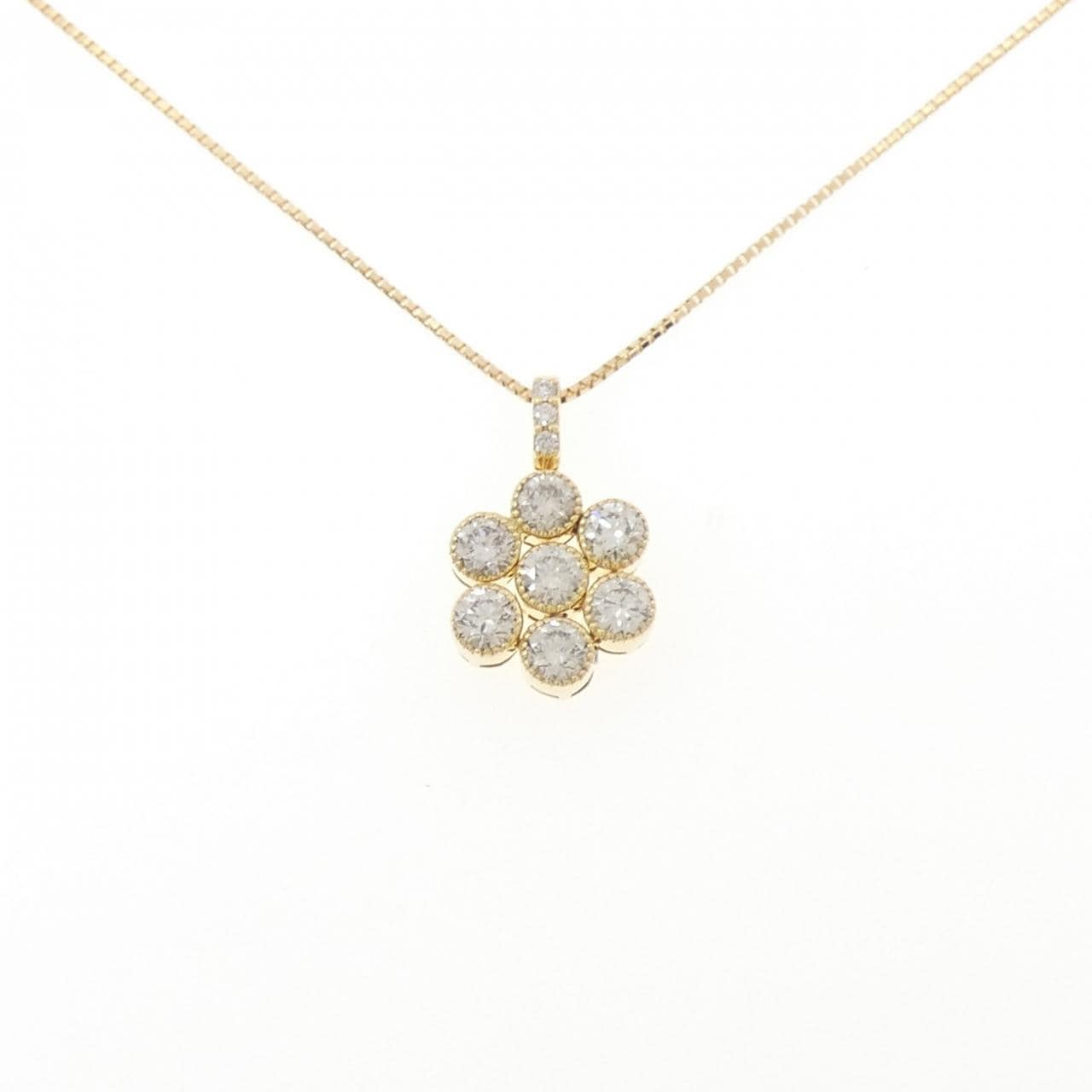 K18YG ダイヤモンド ネックレス 1.00CT