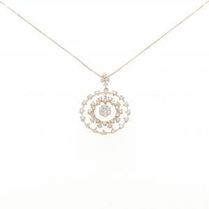 K18PG ダイヤモンド ネックレス 1.35CT