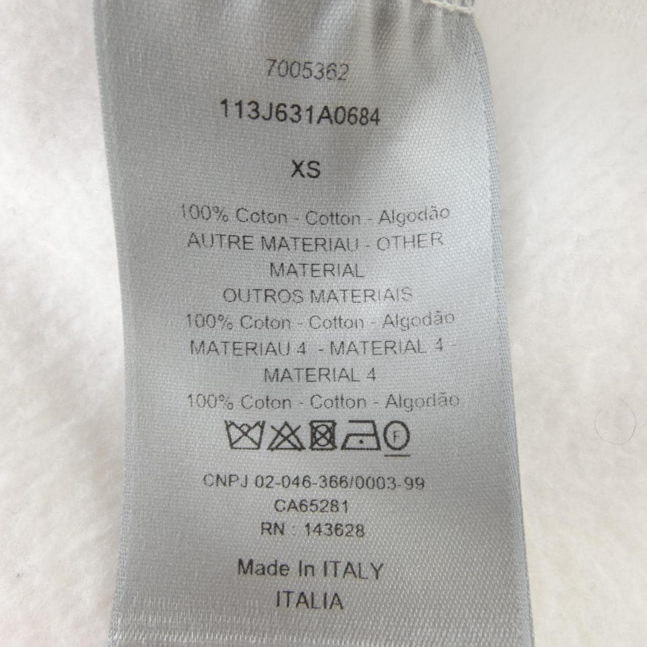 ディオール DIOR スウェットシャツ オブリーク OBLIQUE 113J631A0684 パーカー