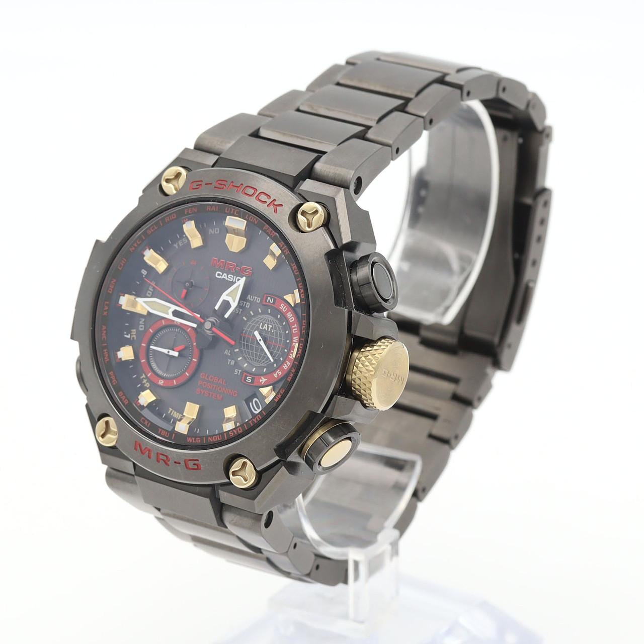 カシオ G-SHOCK･MR-G GPS 電波時計 MRG-G1000B-1A4JR TI ソーラークォーツ