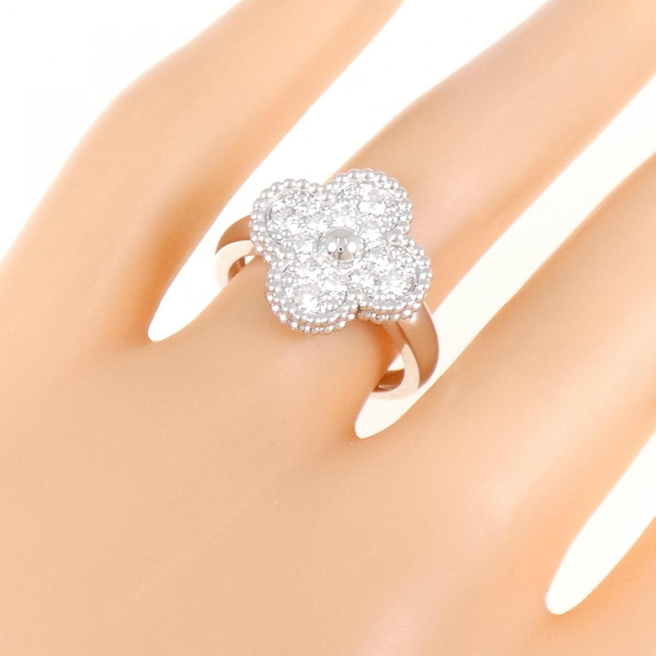 ヴァンクリーフ&アーペル ヴィンテージアルハンブラ リング