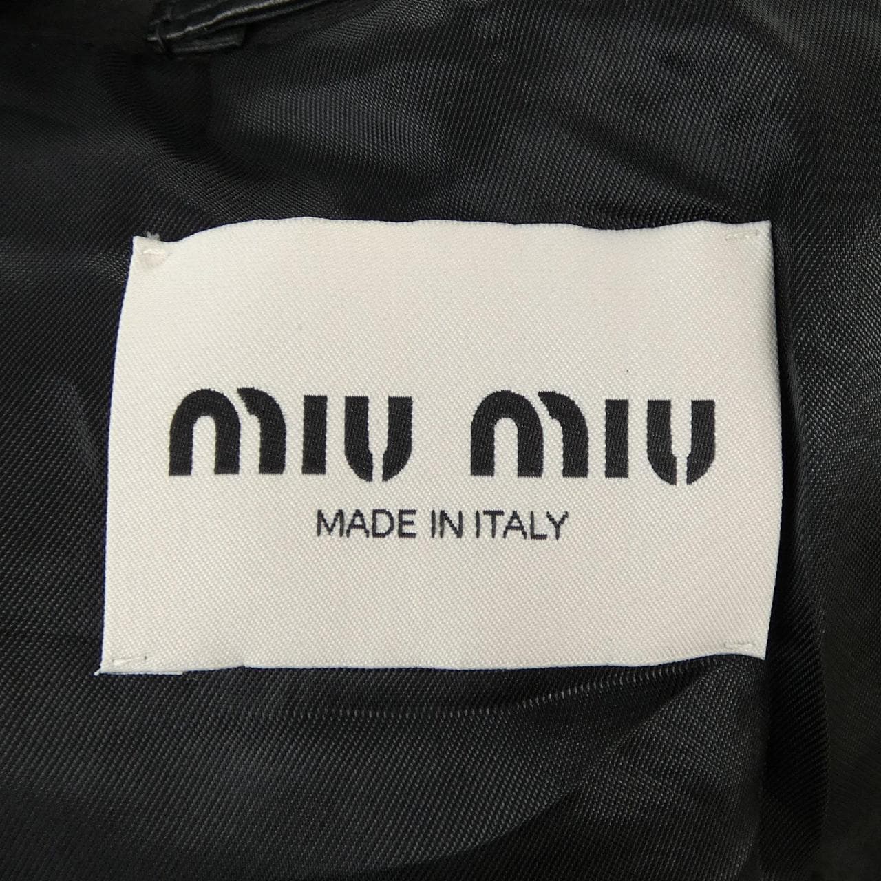 ミュウミュウ MIU MIU MPV898 SOOO 1420 レザージャケット