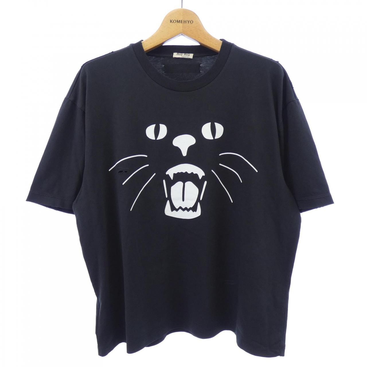 ミュウミュウ MIU MIU MJN140 1UE7 Tシャツ