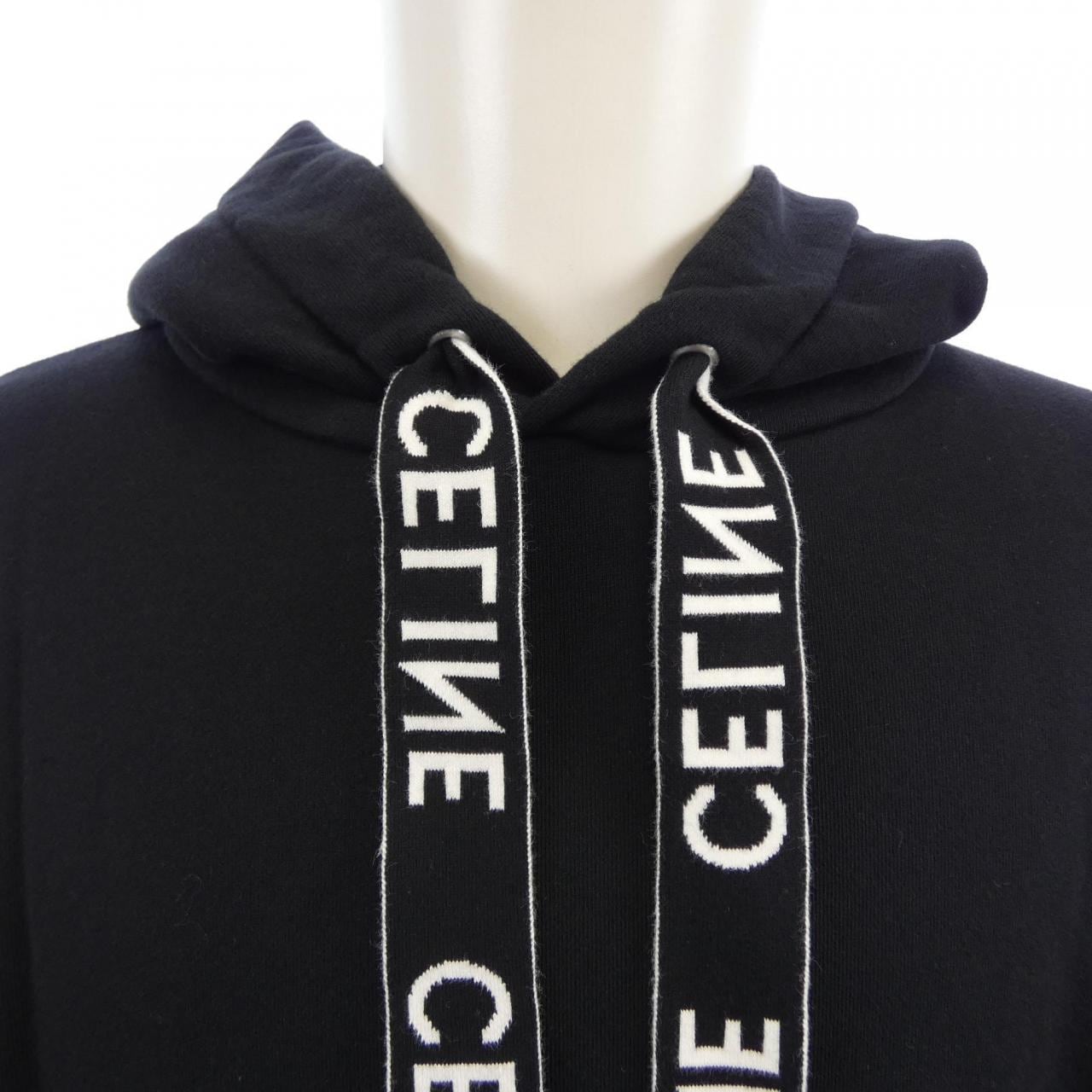 セリーヌ CELINE CELINE ルーズ フーディー / コットンフリース 2Y468670Q パーカー