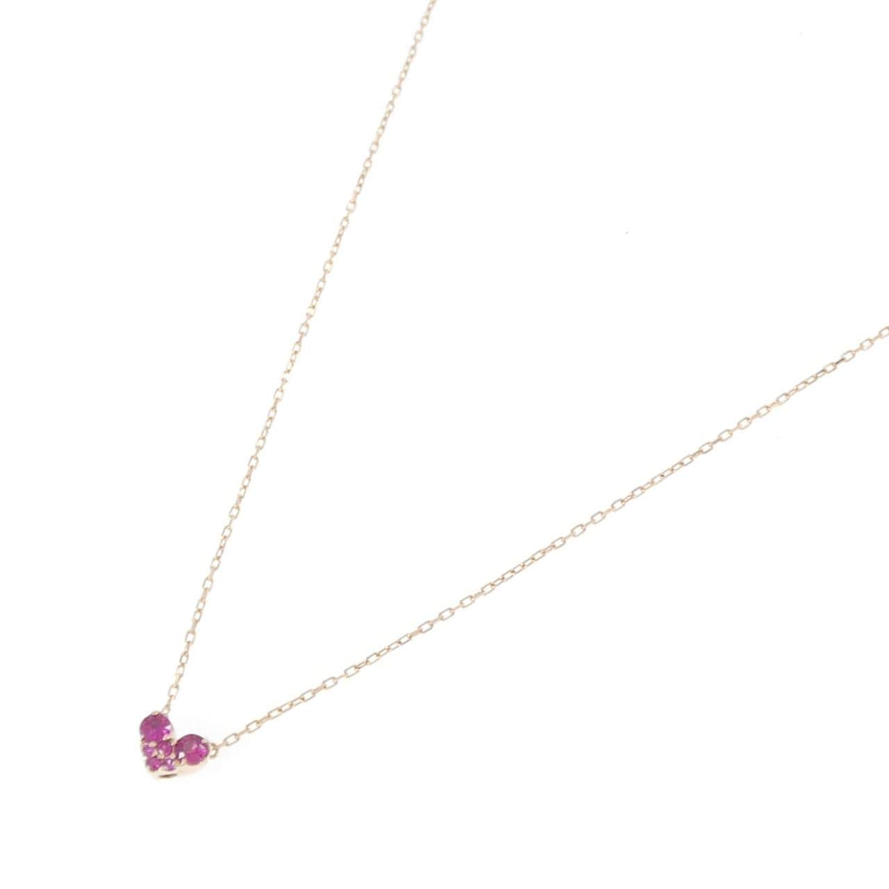 ポンテヴェキオ ルビー ネックレス 0.14CT