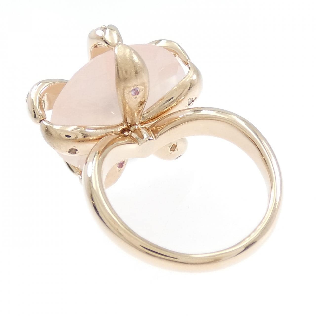 ヴェレッタ オッターヴァ ローズクオーツ リング