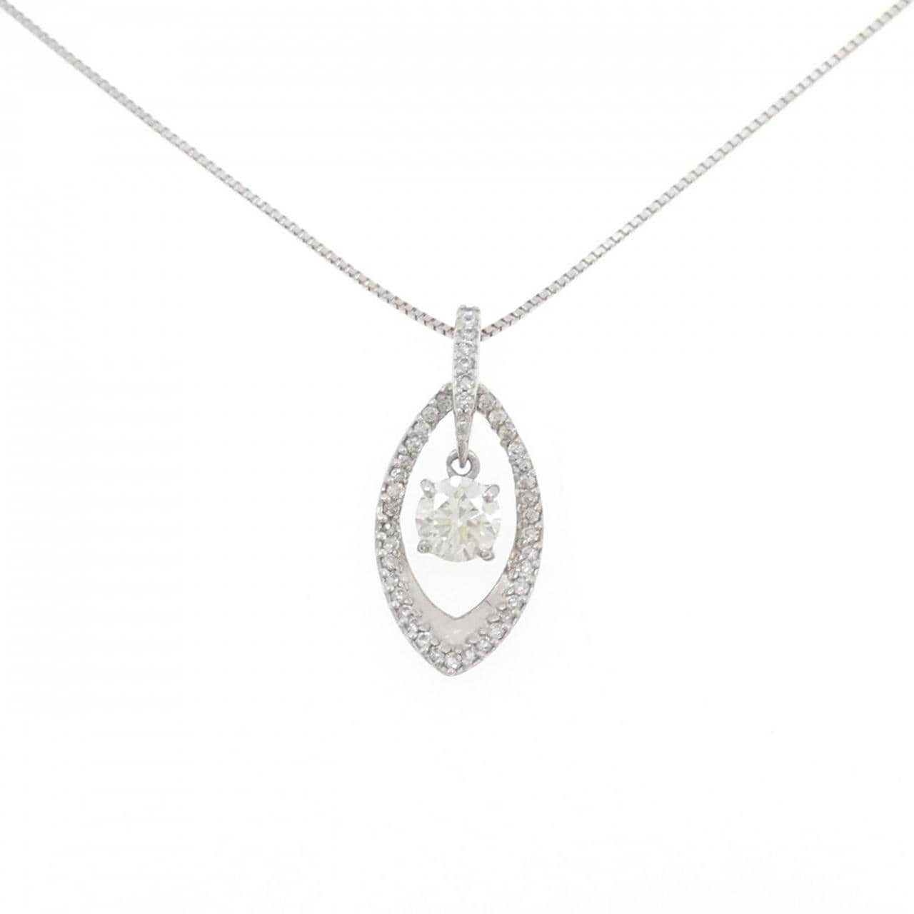 PT900/PT850 ダイヤモンド ネックレス 0.502CT K IF 3EXT