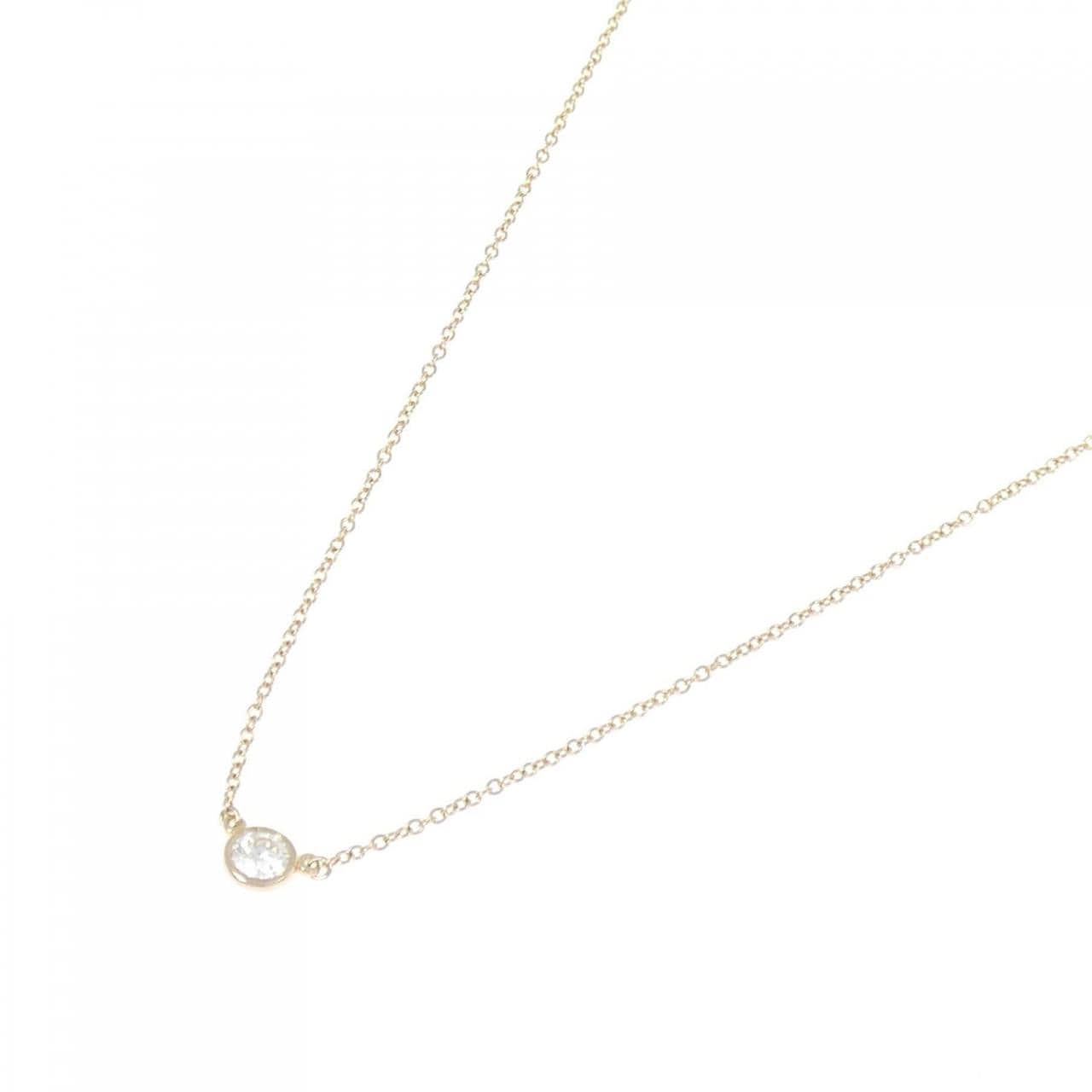 ティファニー バイザヤード ネックレス 0.22CT I VVS2 3EXT