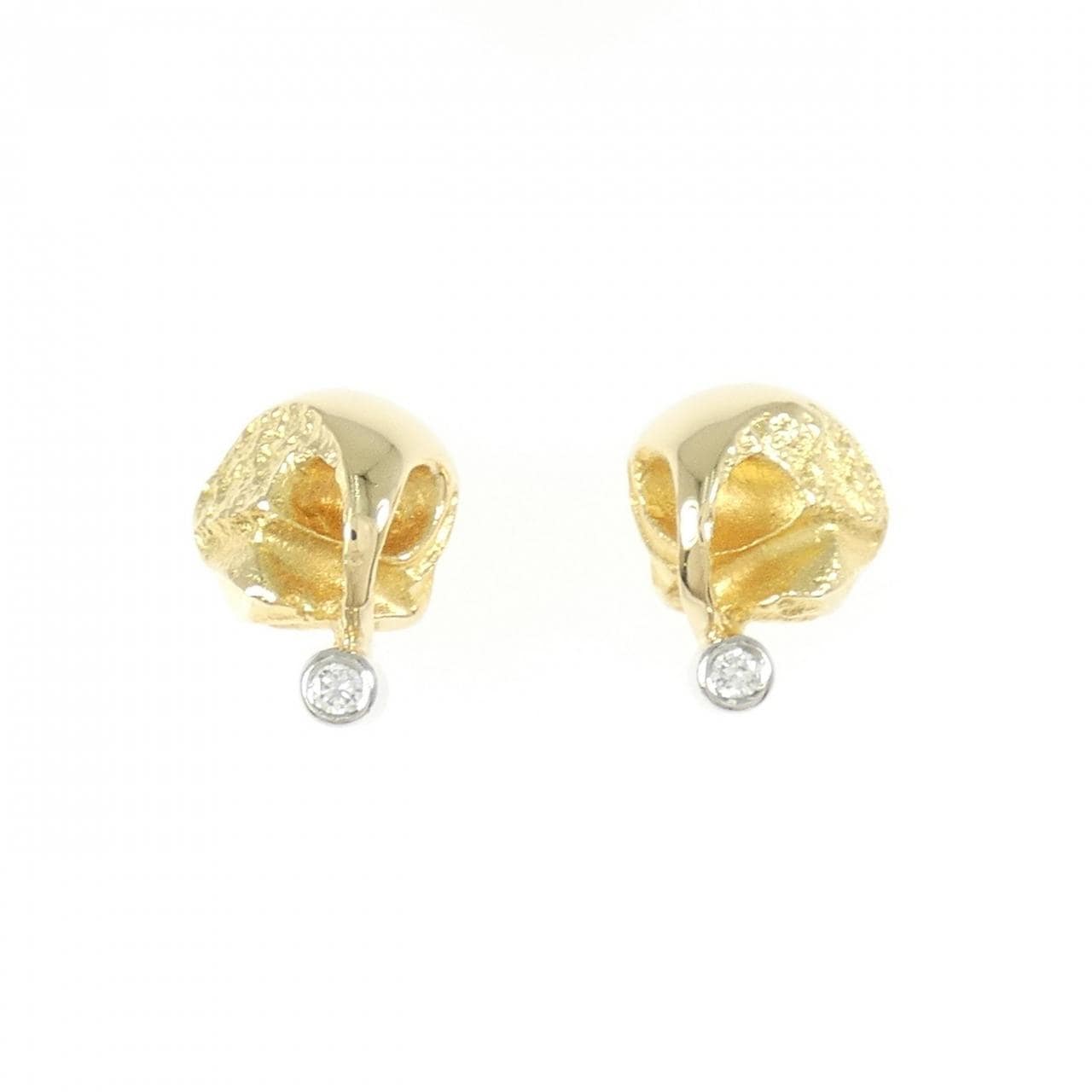 750YG/750WG ダイヤモンド ピアス 0.06CT
