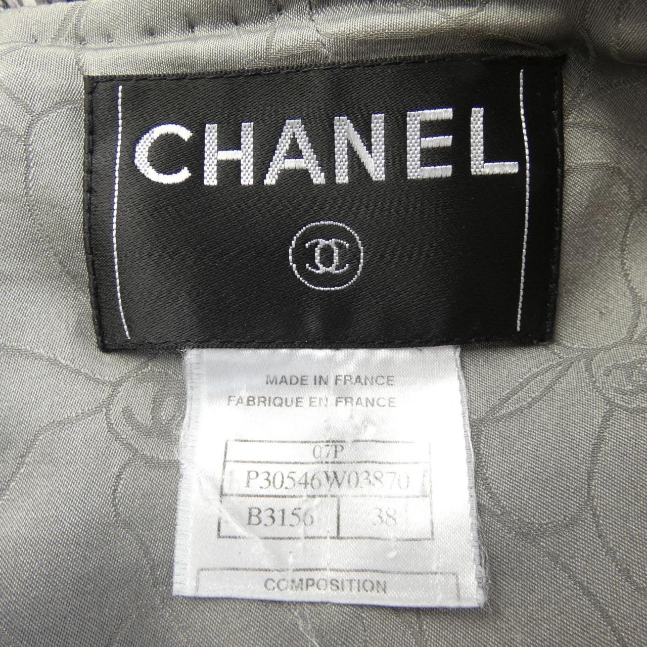 シャネル CHANEL ノーカラージャケット