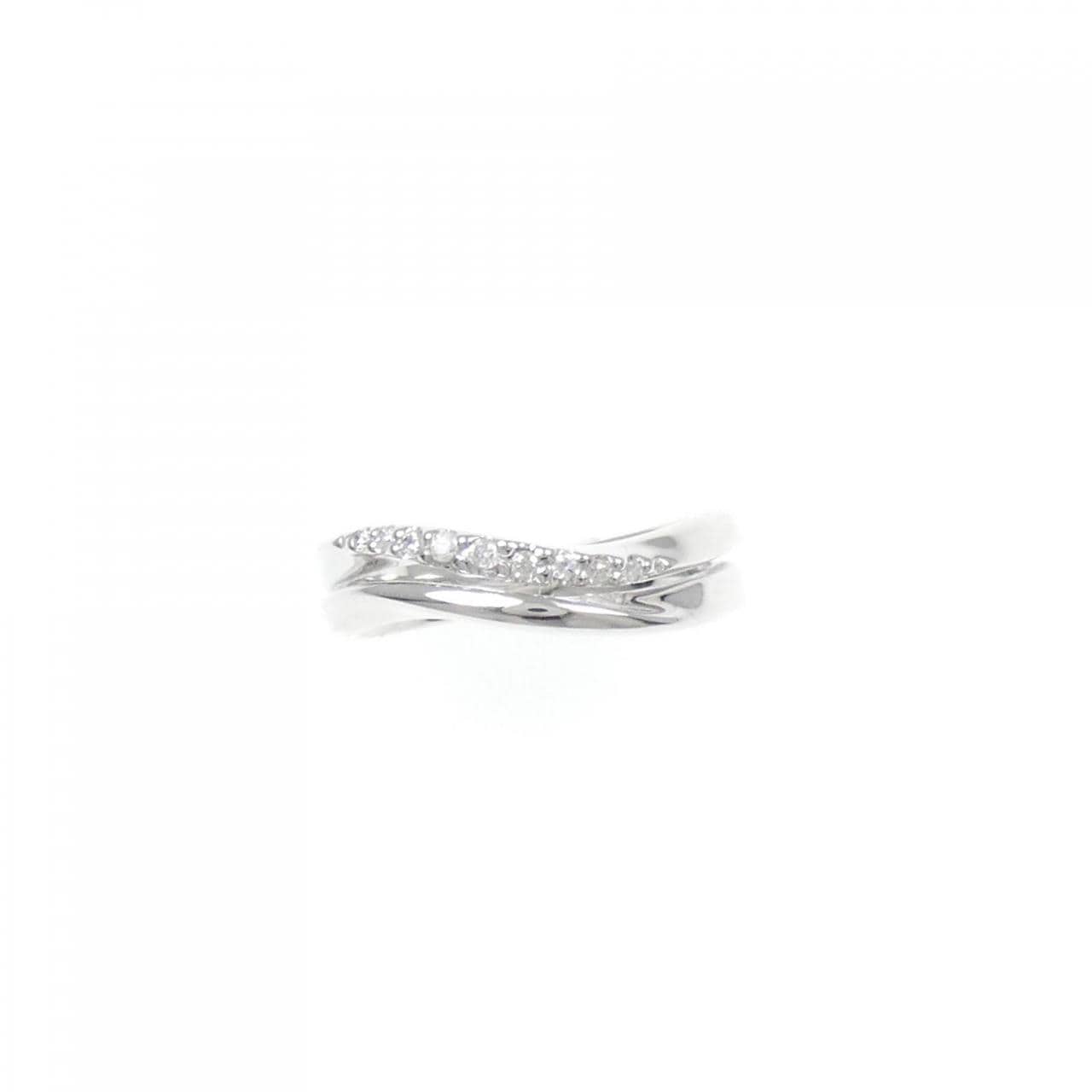 K18WG ダイヤモンド リング 0.07CT