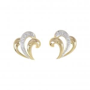 K18YG/K18WG/18K ダイヤモンド ピアス