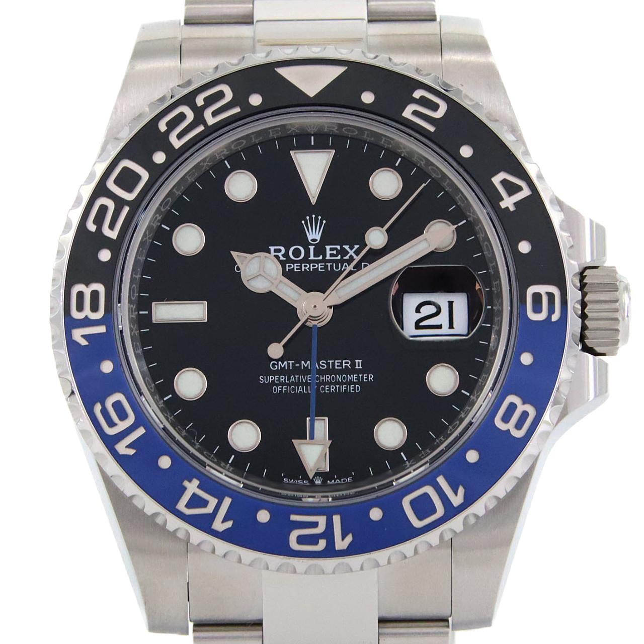 ロレックス GMTマスターⅡ 126710BLNR･3 SS 自動巻 ランダム番