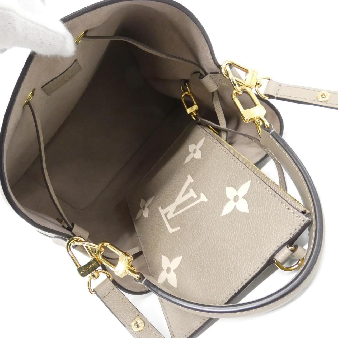 ルイヴィトン バイカラー モノグラム アンプラント ネオ ノエ MM M45555 ショルダーバッグ