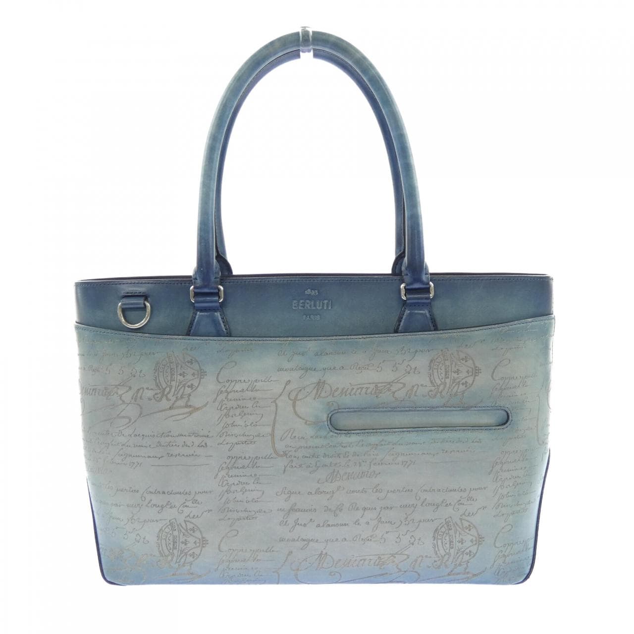 ベルルッティ Berluti トゥジュールスクリットレザートートバッグ BAG