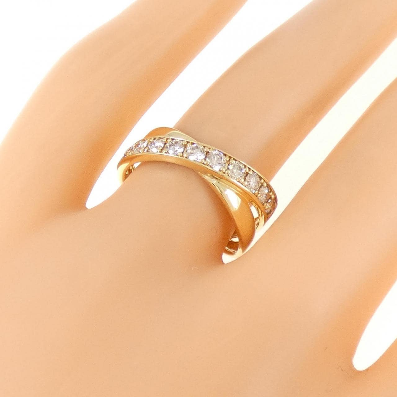 K18YG ダイヤモンド リング 0.50CT