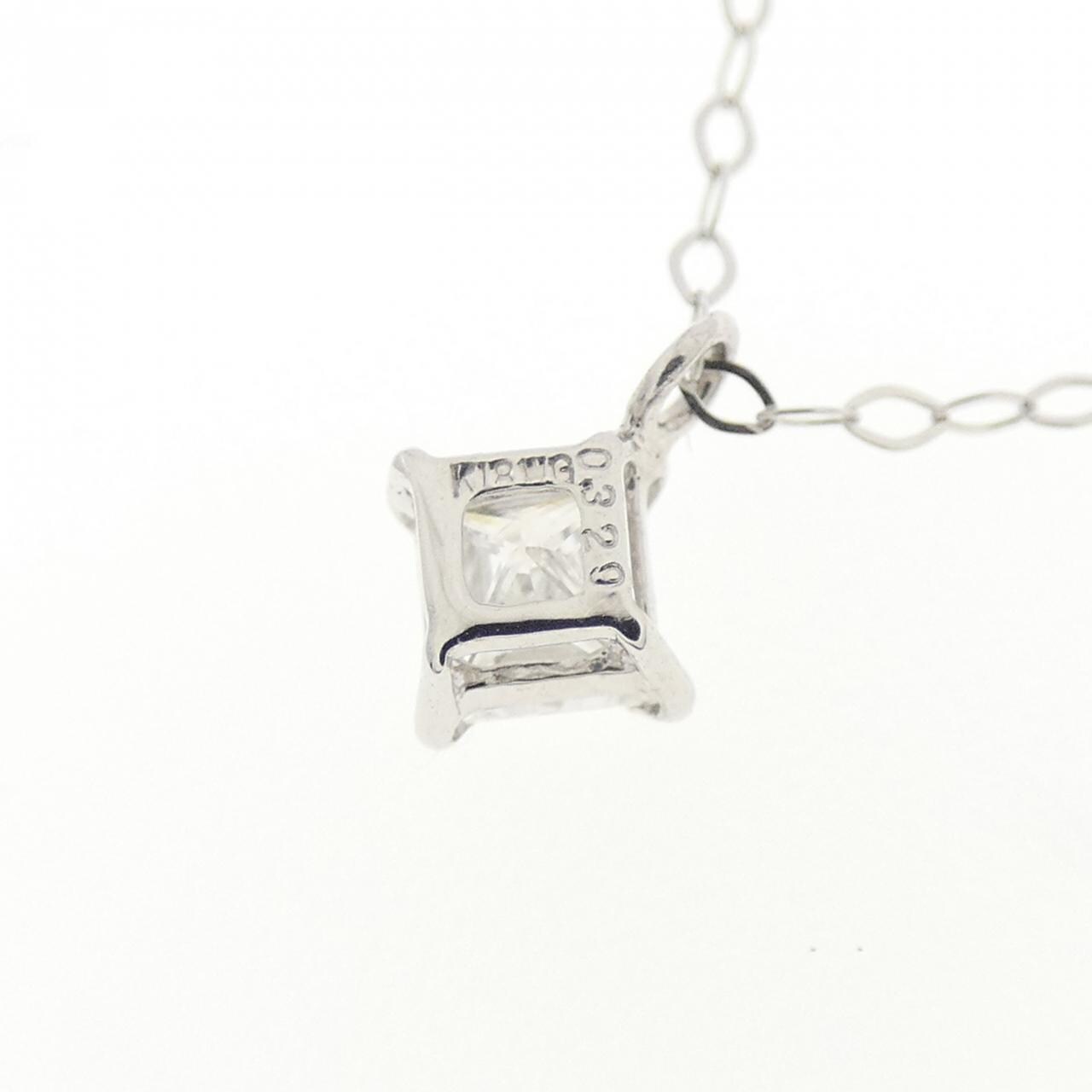 K18WG ダイヤモンド ネックレス 0.329CT