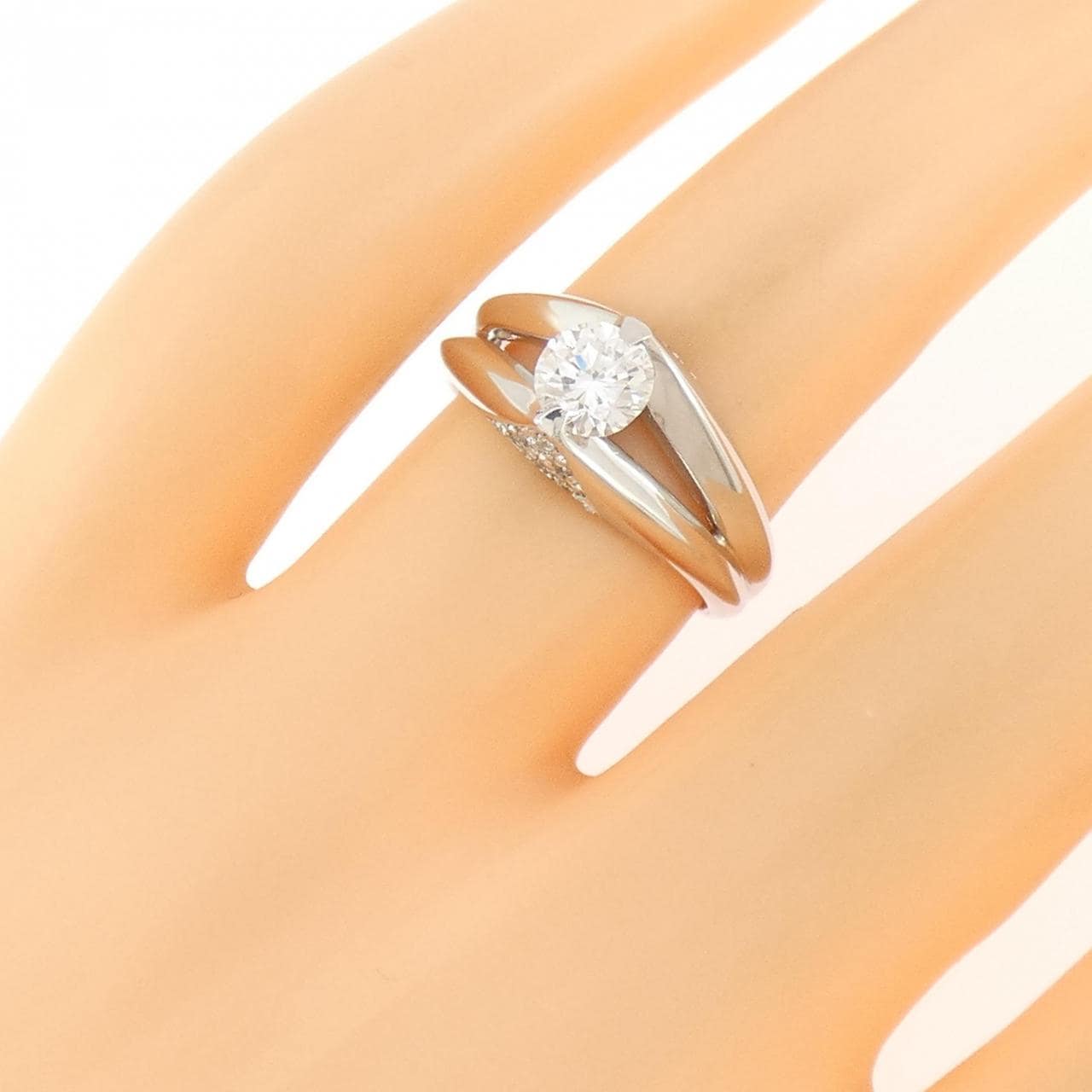 PT900 ダイヤモンド リング 0.52CT