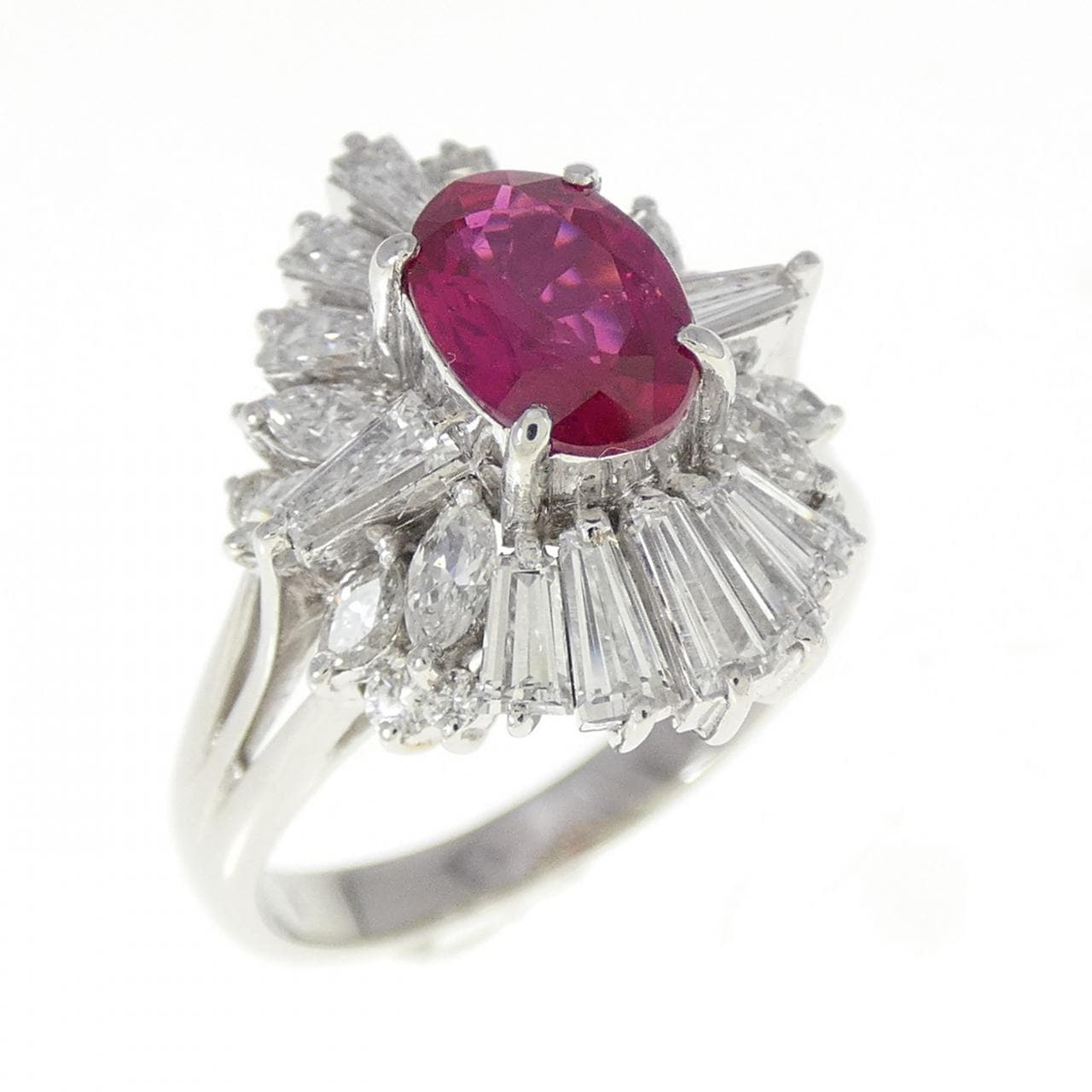 PT900 ルビー リング 1.012CT