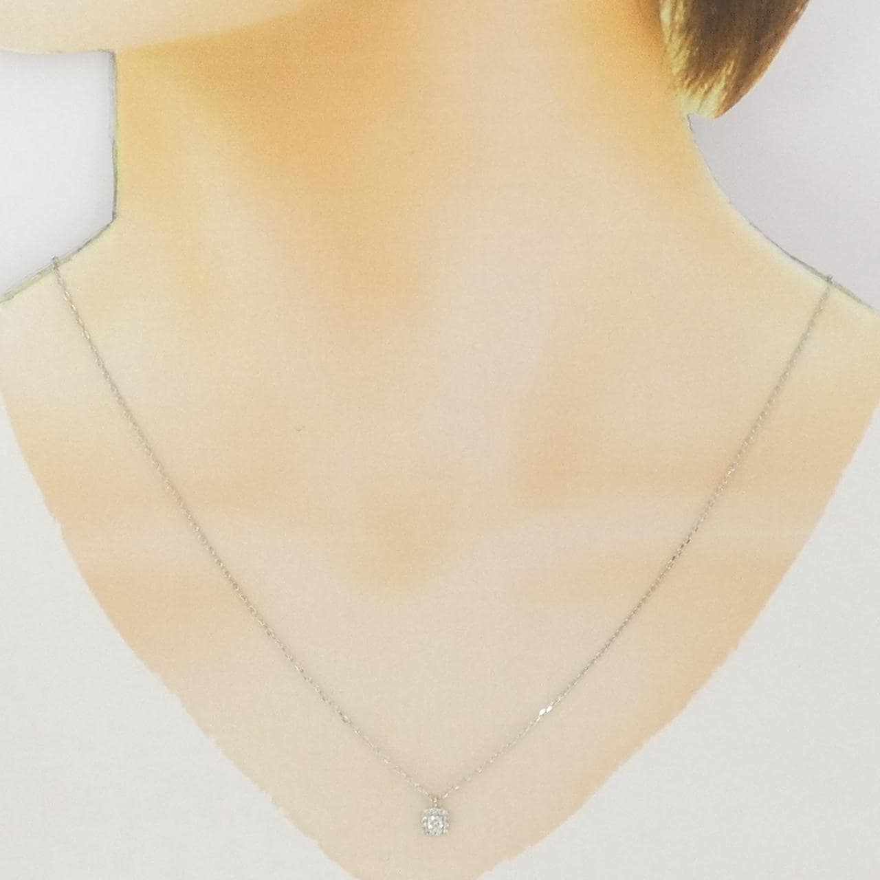 PT900/PT850 ダイヤモンド ネックレス 0.15CT