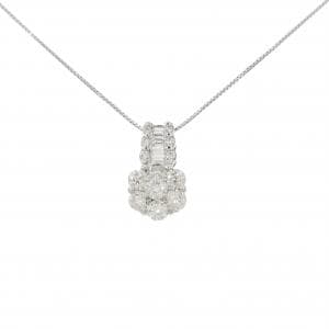 PT900/PT850 ダイヤモンド ネックレス 2.04CT