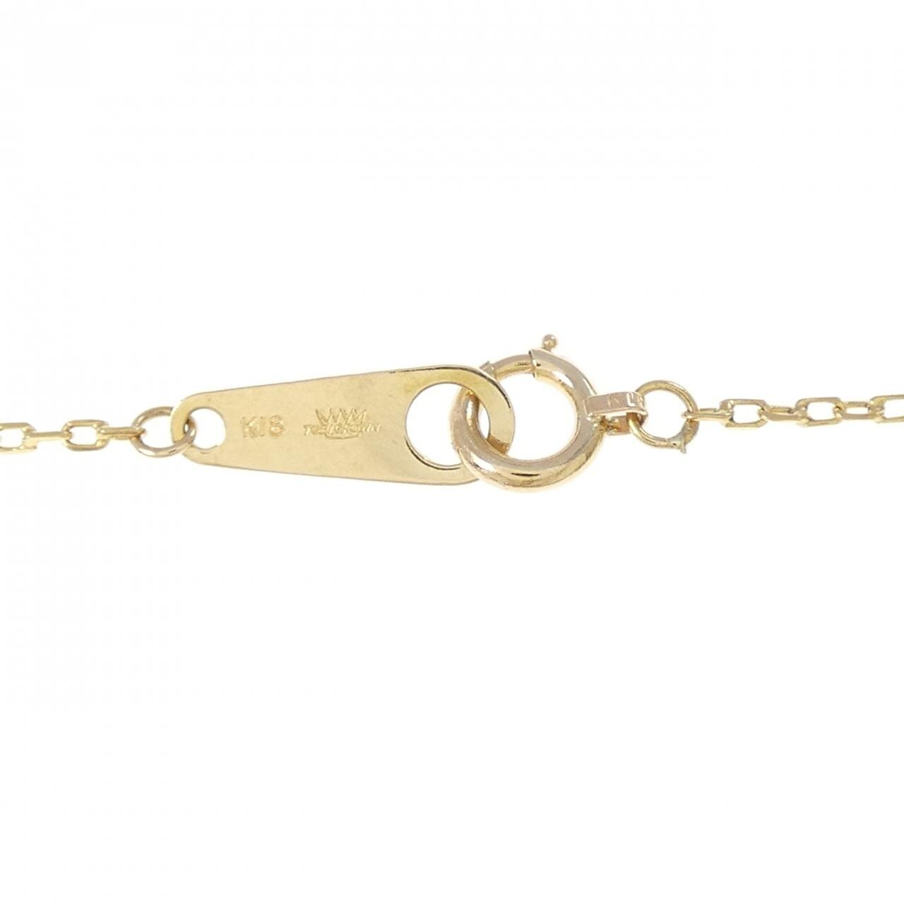 K18PG/K18YG紅寶石項鏈0.12CT