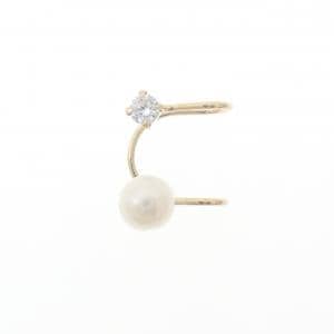 K10WG 淡水パール イヤーカフ 5.3mm 片耳
